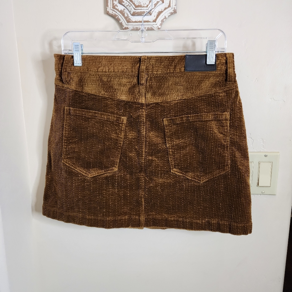 Rails Canyon Skirt | High Waist Corduroy | Ground Cinnamon | Size 29 - Picture 3 of 10